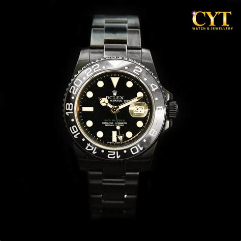 rolex blaken gmt master ii